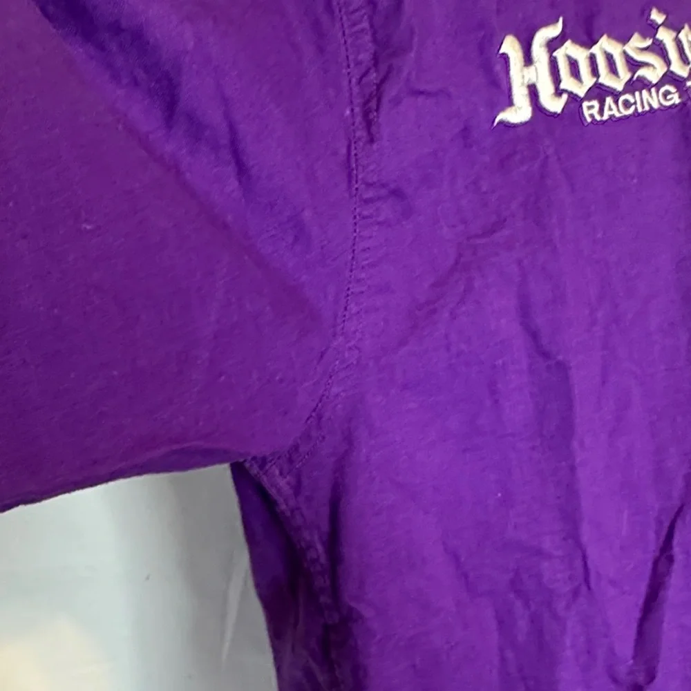 Hoosier Men's Purple Casual Button Down Shirt Size Medium - Picture 3 of 8